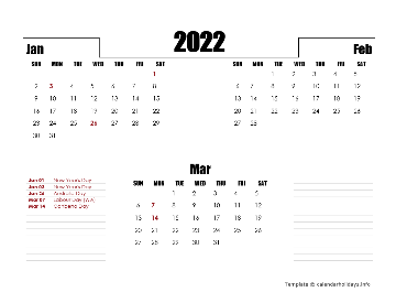 Australia Quarterly Planner Template