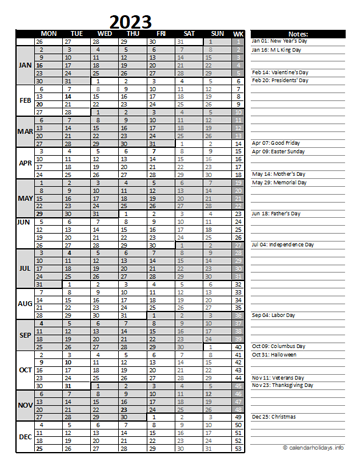 Yearly Excel Project Management Calendar